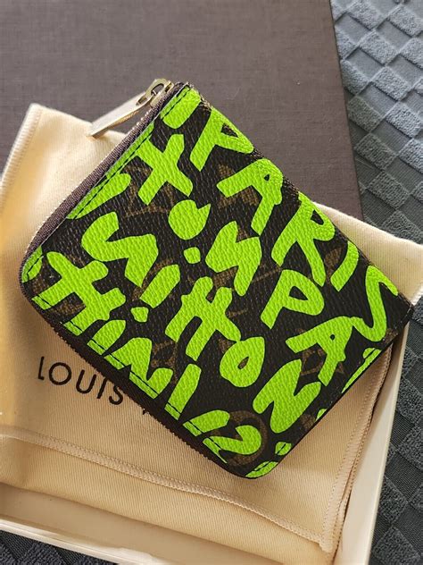 when was the green graffiti wallet by louis vuitton launched|Louis Vuitton Graffiti Zippy Wallet .